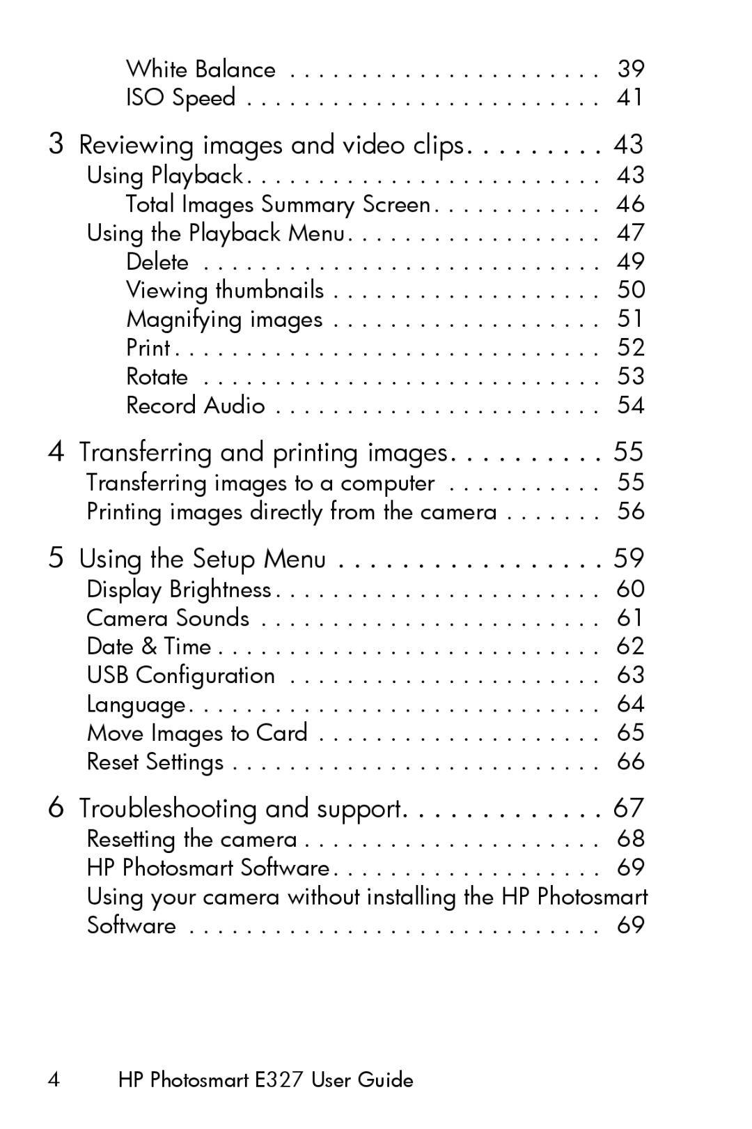 HP E327 manual Transferring and printing images 