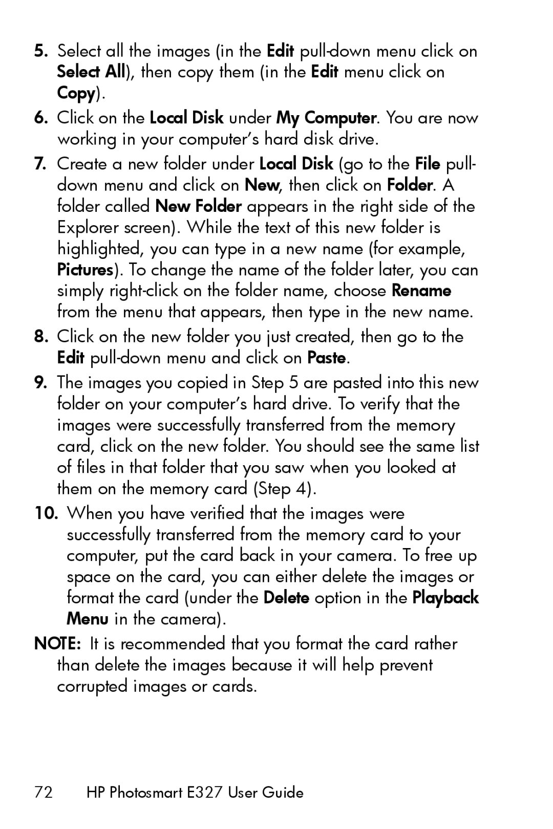 HP manual HP Photosmart E327 User Guide 