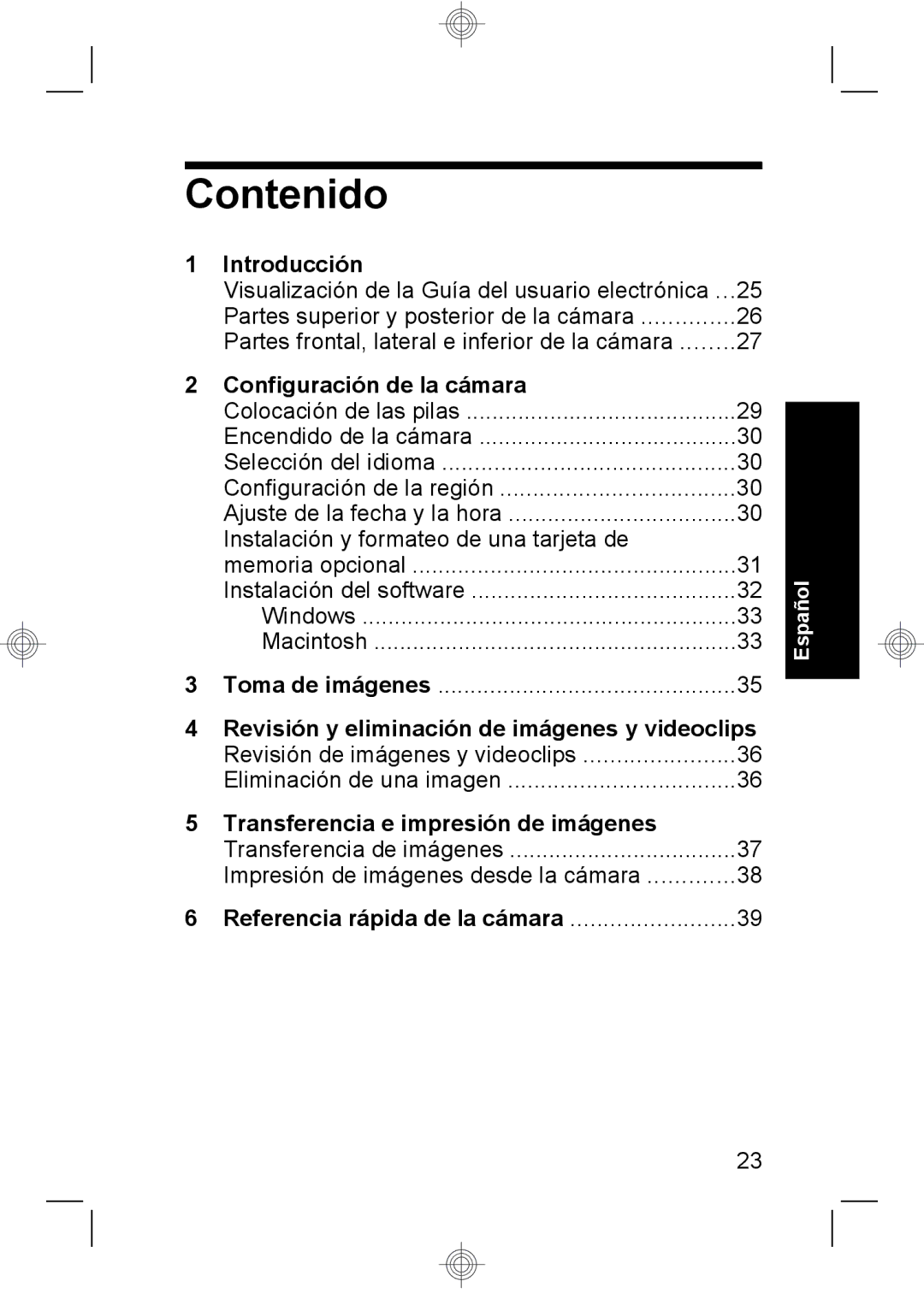 HP E330 manual Contenido 