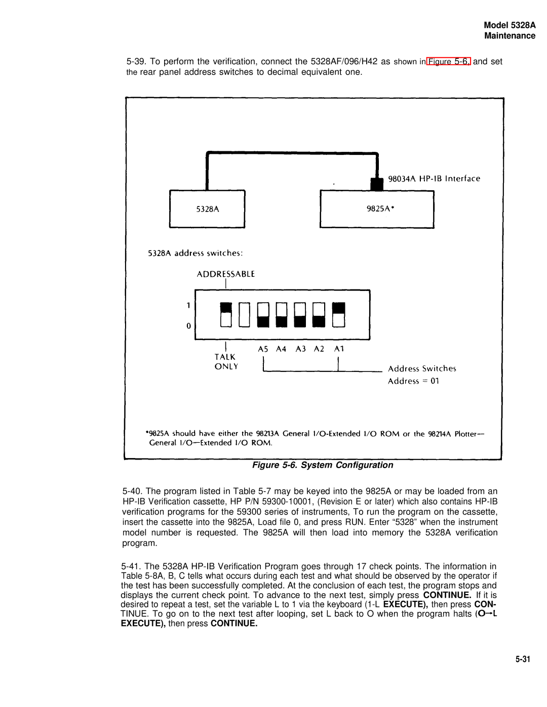 HP E42 manual System Configuration 