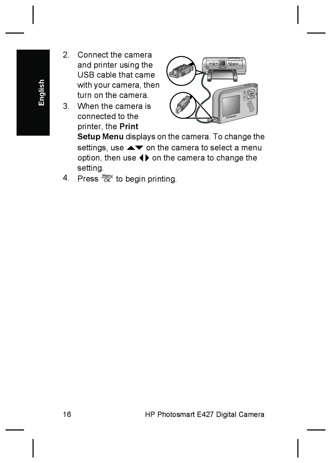 HP E427 manual English 