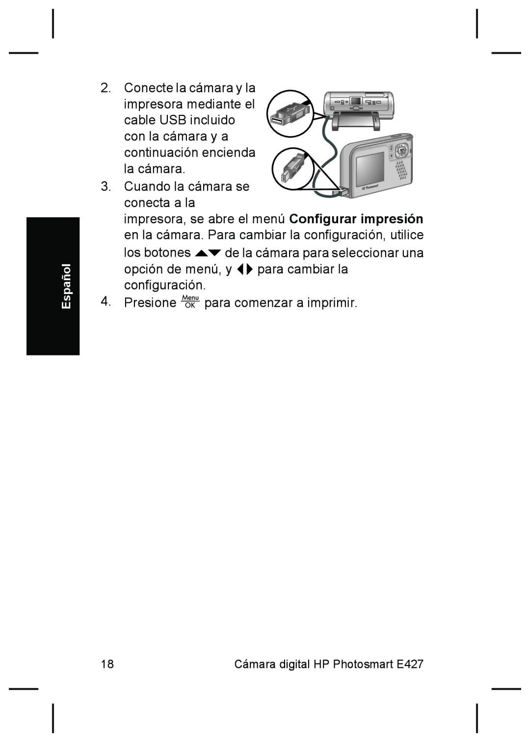 HP E427 manual Español 