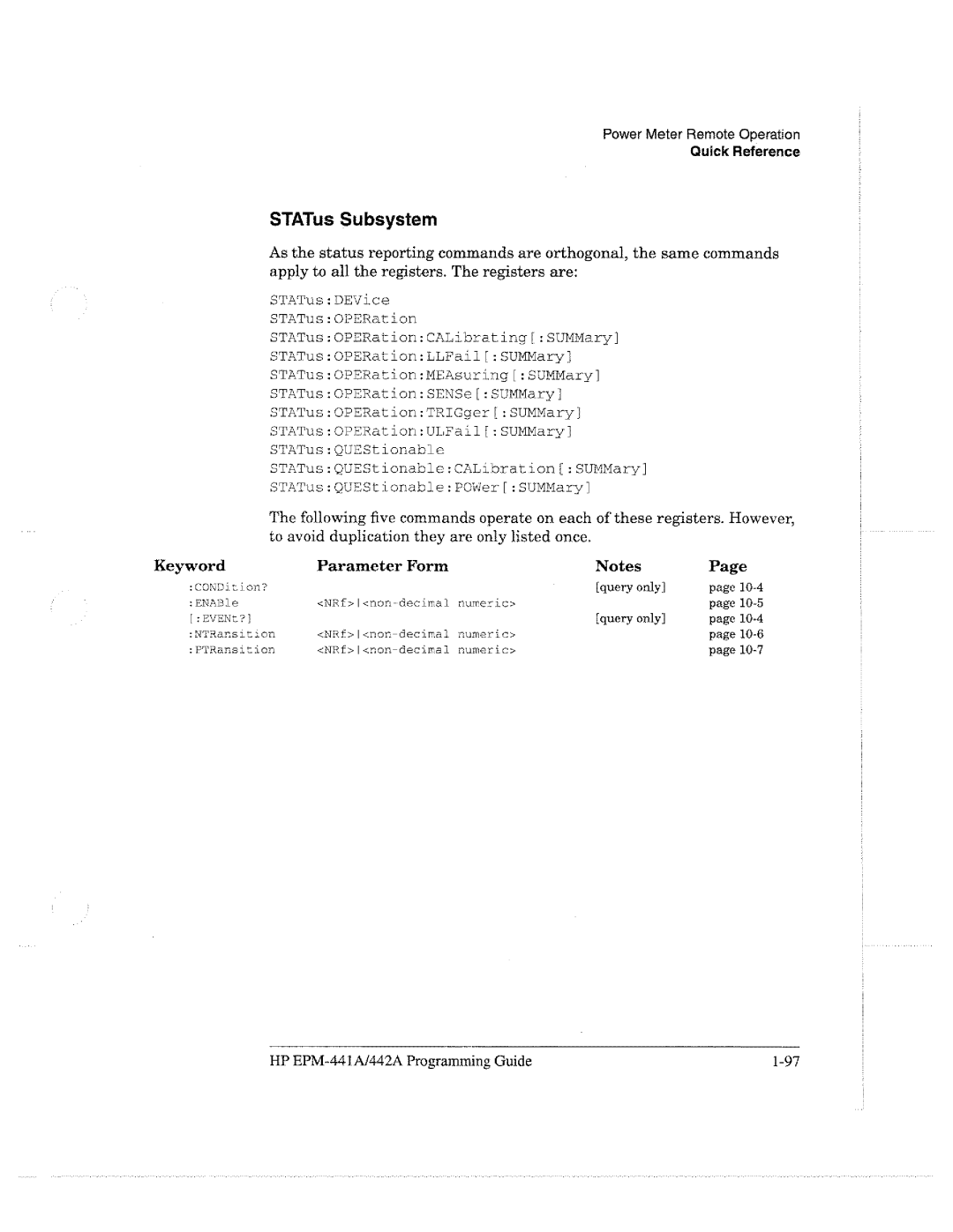 HP E4418A manual 