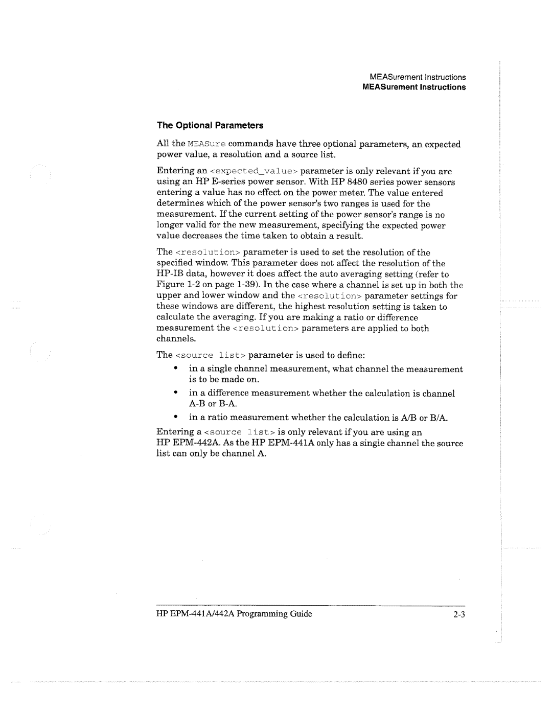 HP E4418A manual 