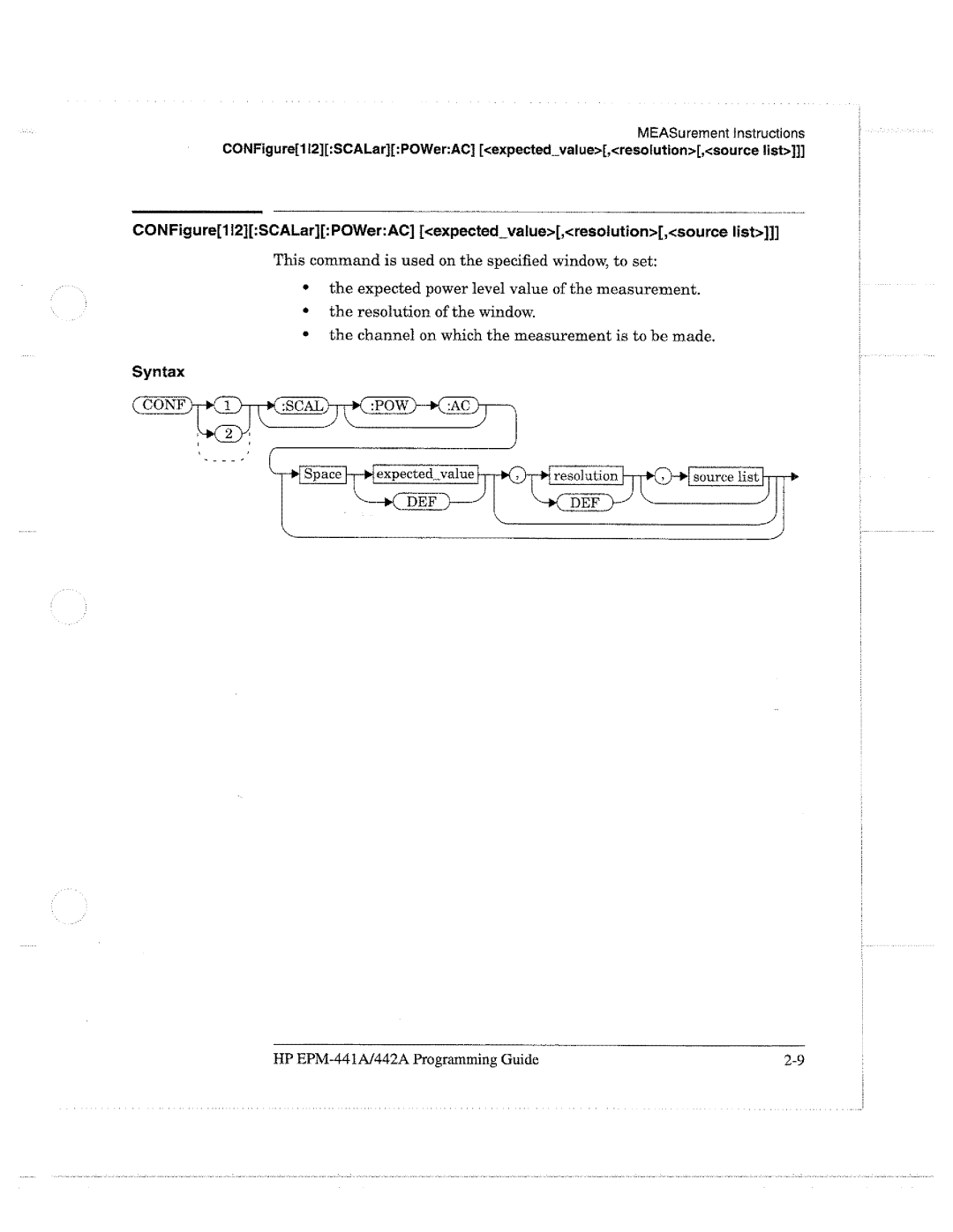 HP E4418A manual 