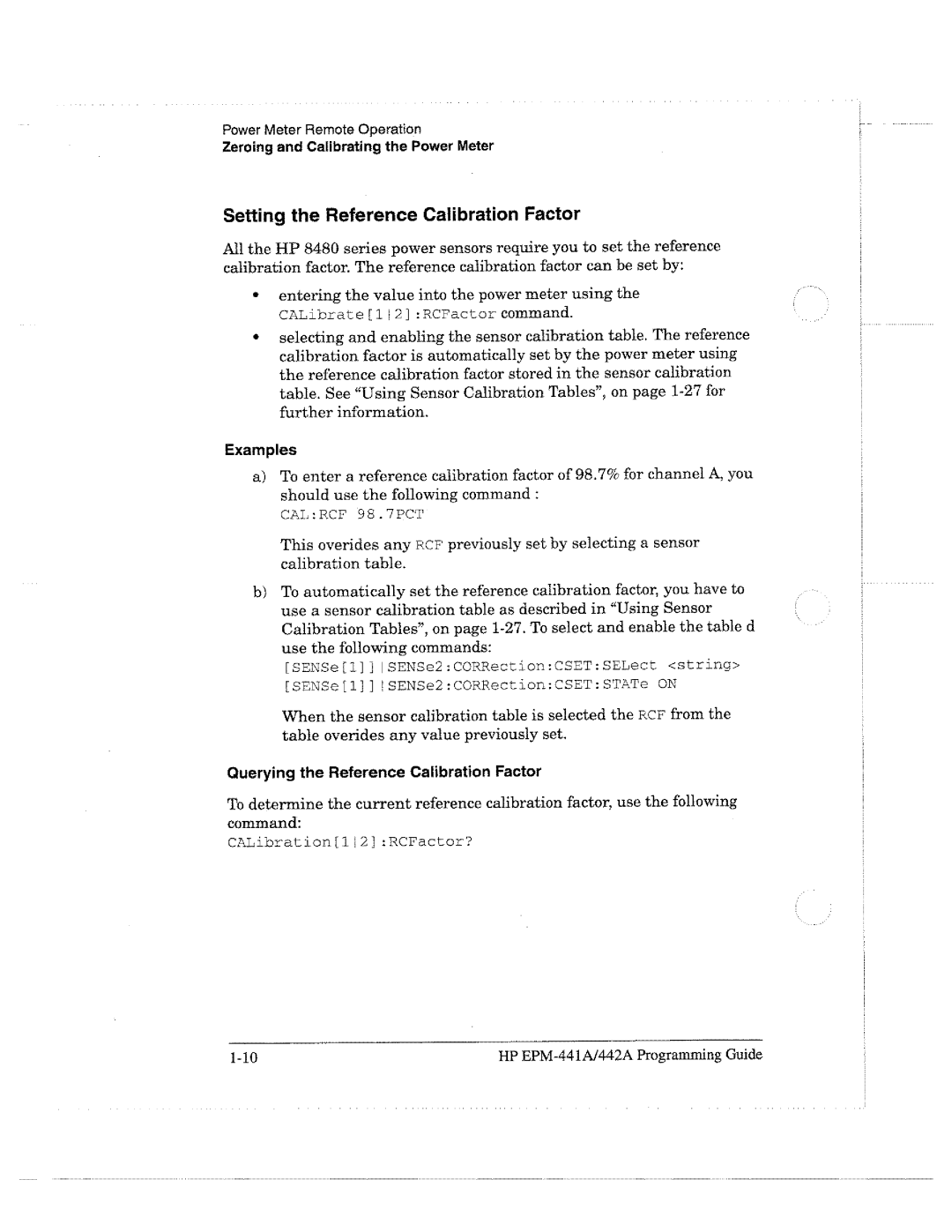 HP E4418A manual 