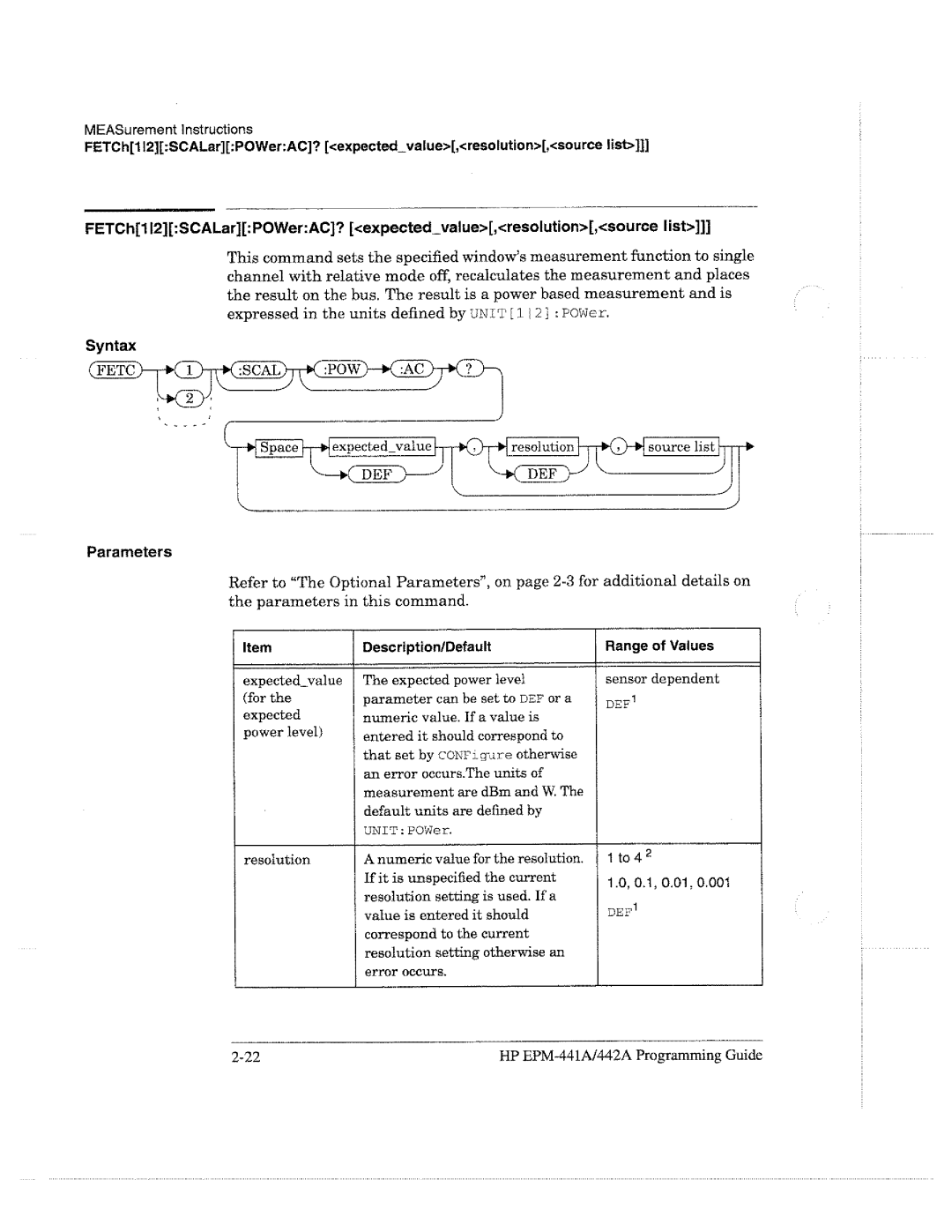 HP E4418A manual 