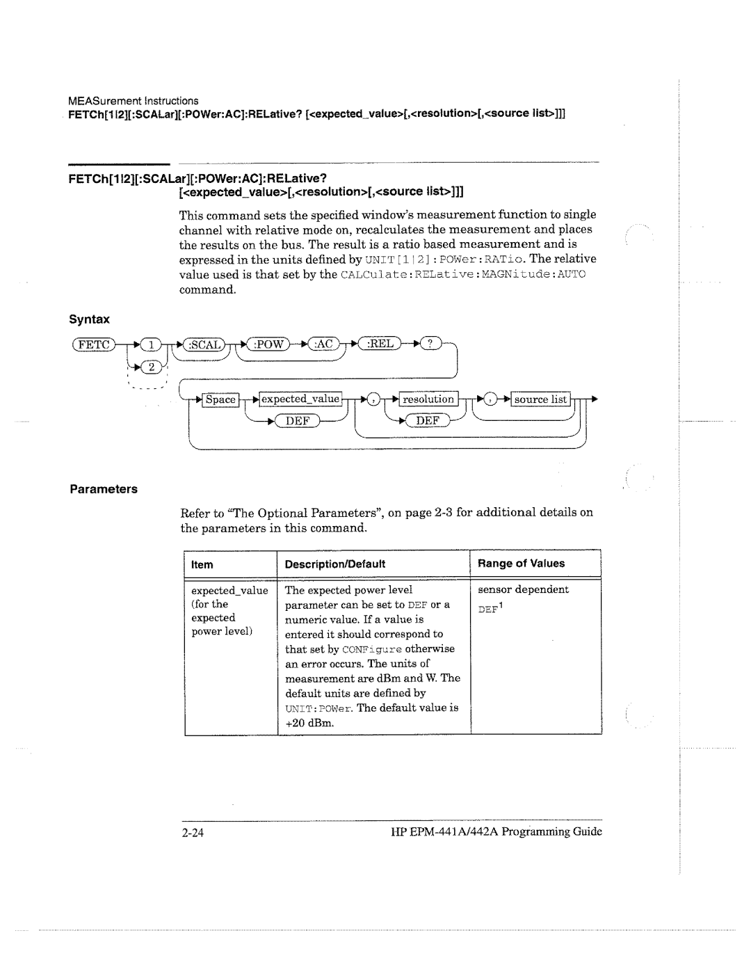 HP E4418A manual 