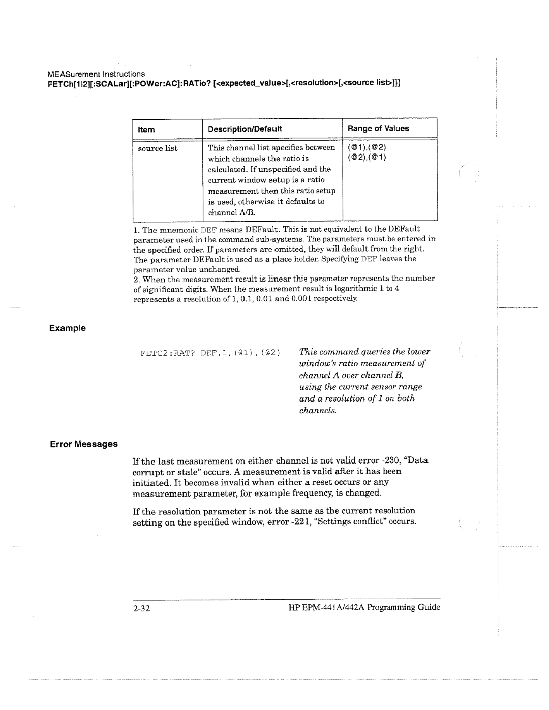 HP E4418A manual 