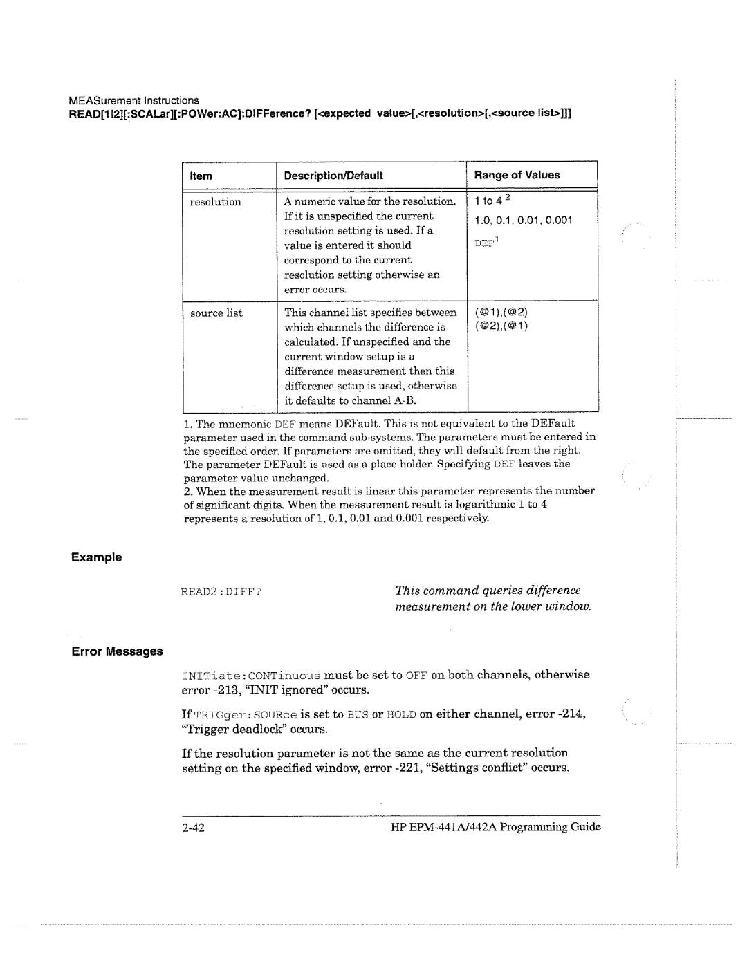 HP E4418A manual 