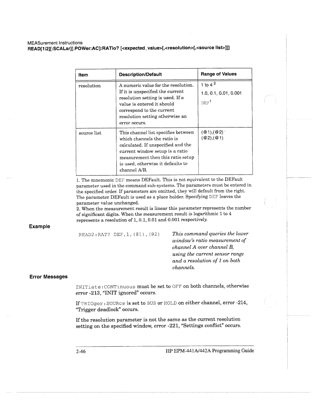 HP E4418A manual 