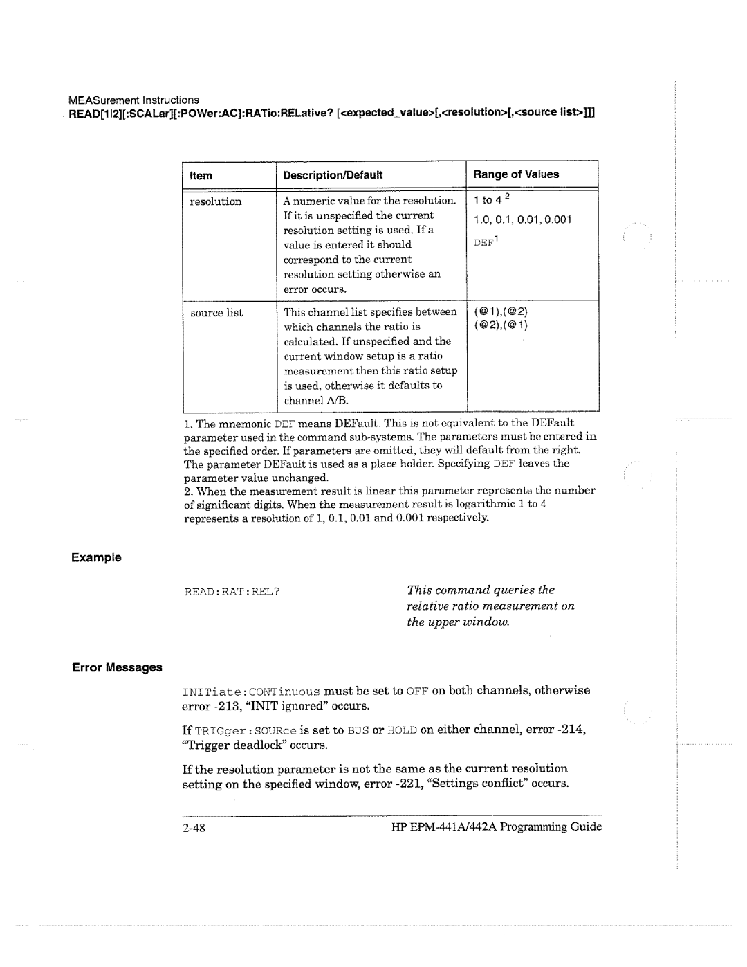 HP E4418A manual 