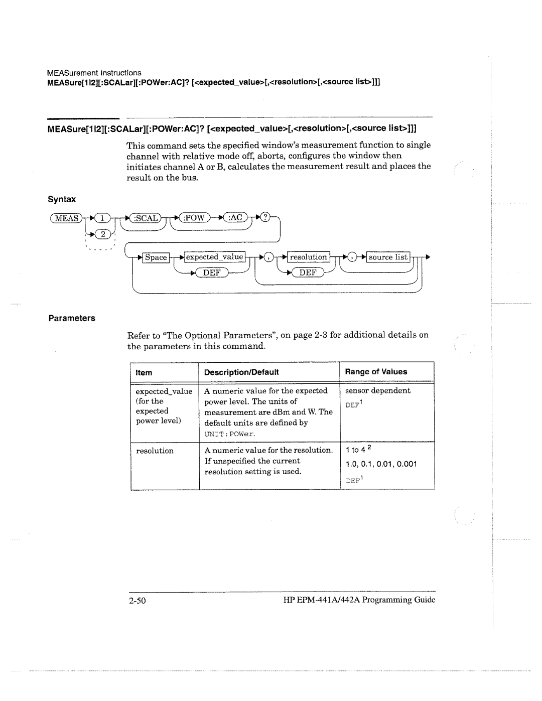 HP E4418A manual 