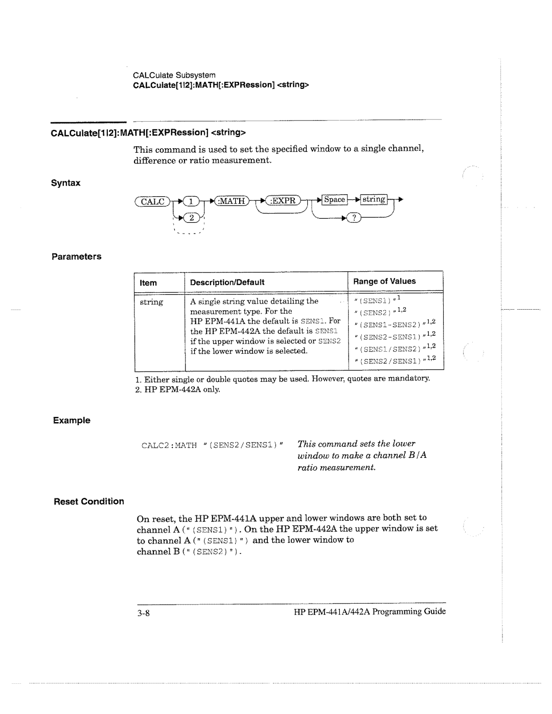 HP E4418A manual 