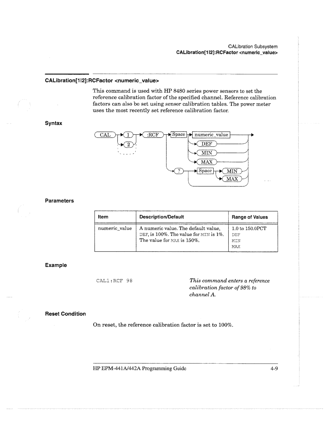 HP E4418A manual 