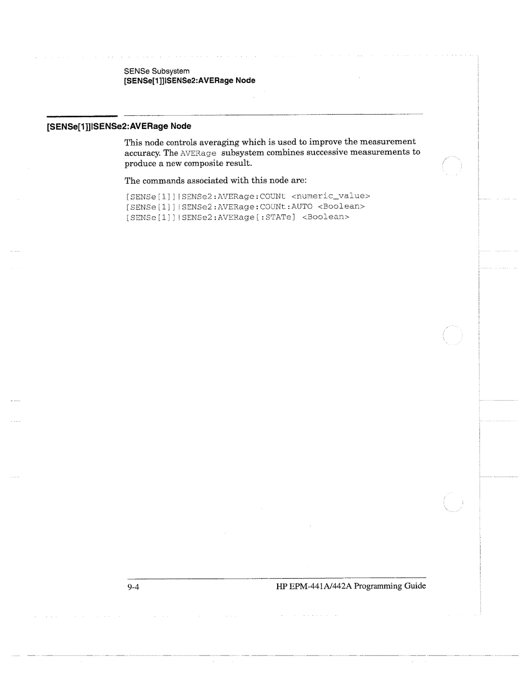 HP E4418A manual 