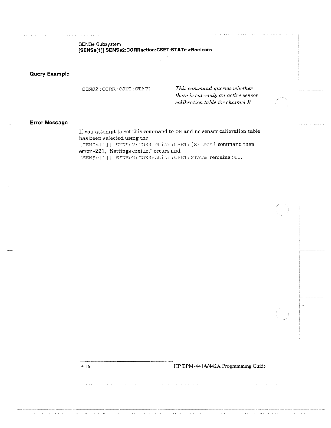 HP E4418A manual 