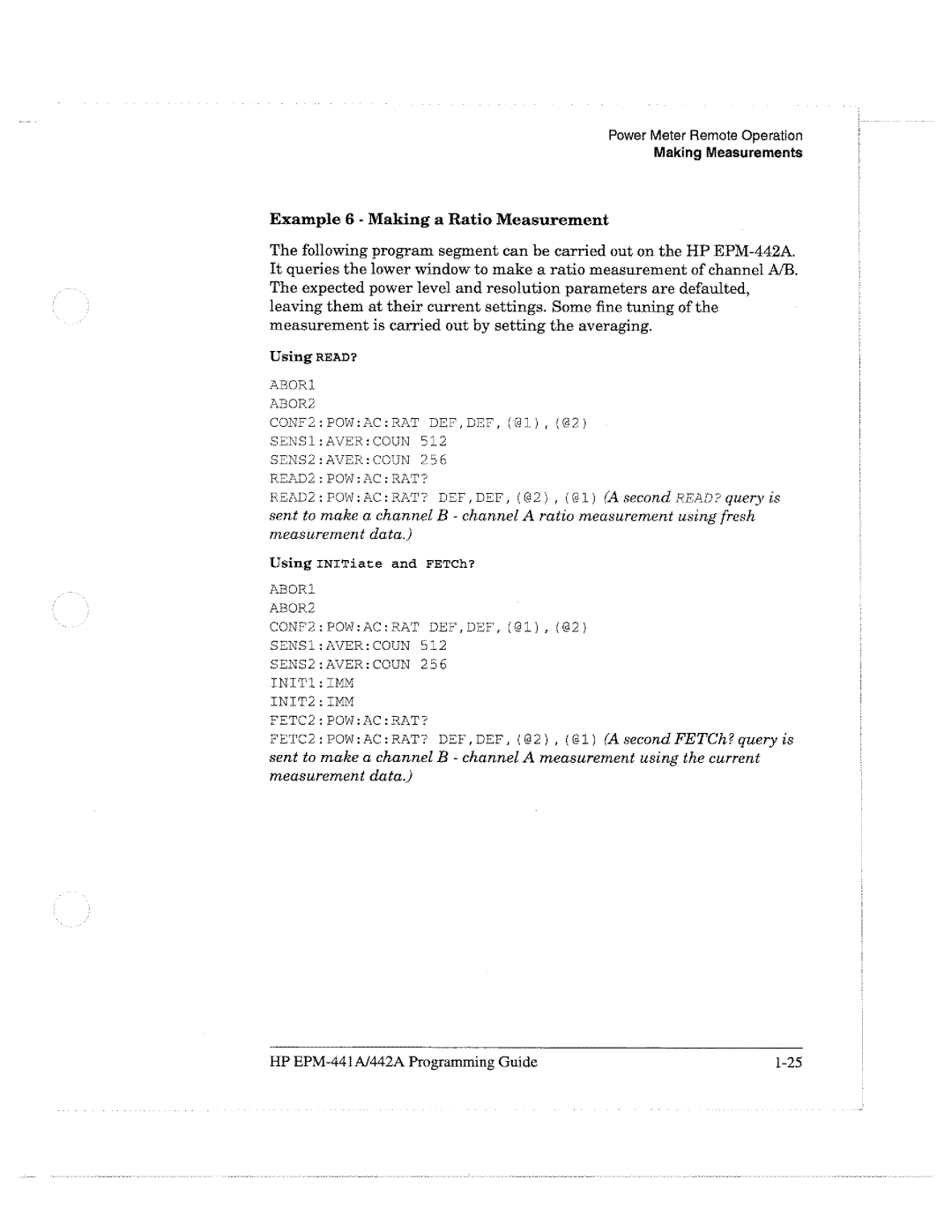 HP E4418A manual 