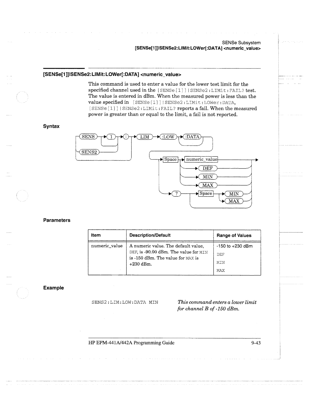 HP E4418A manual 