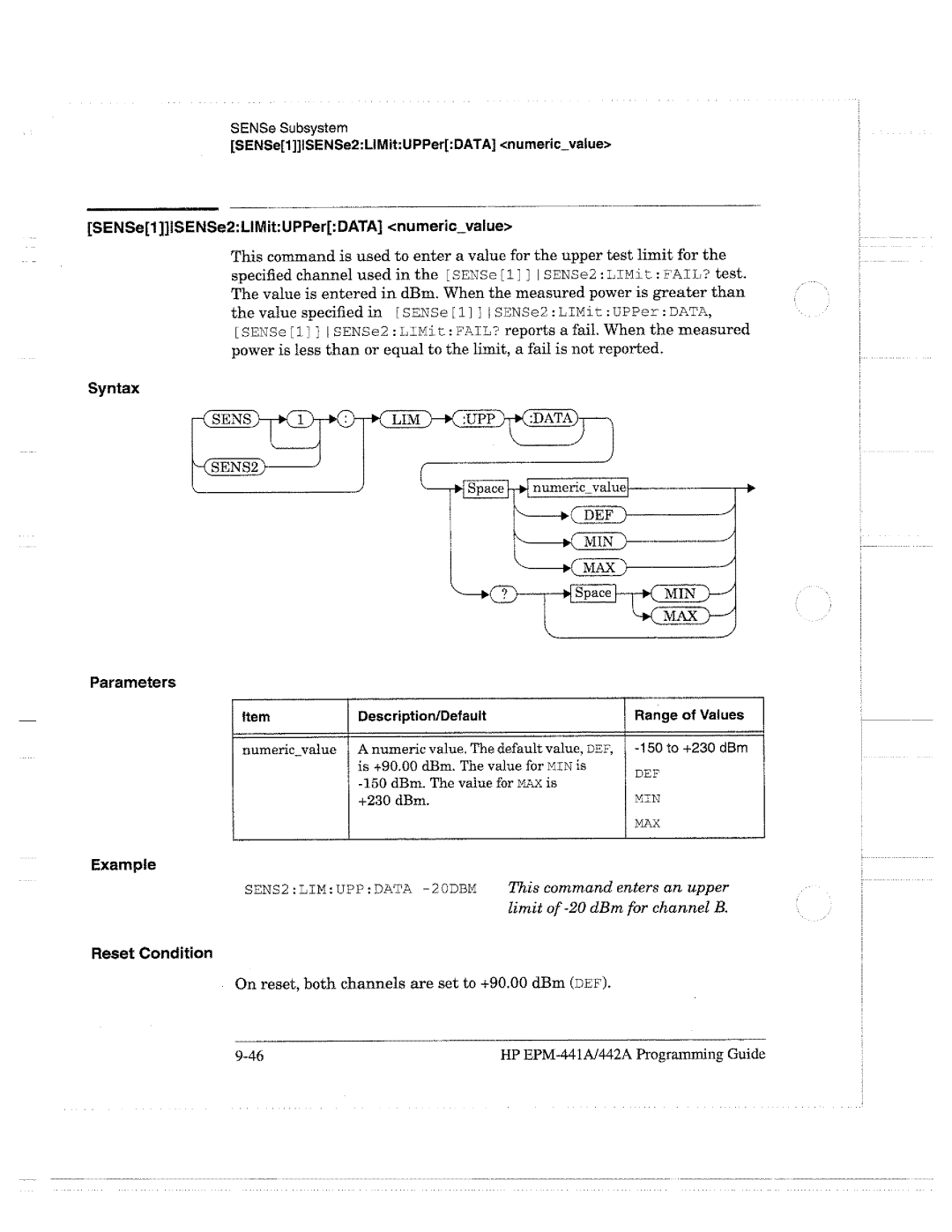 HP E4418A manual 