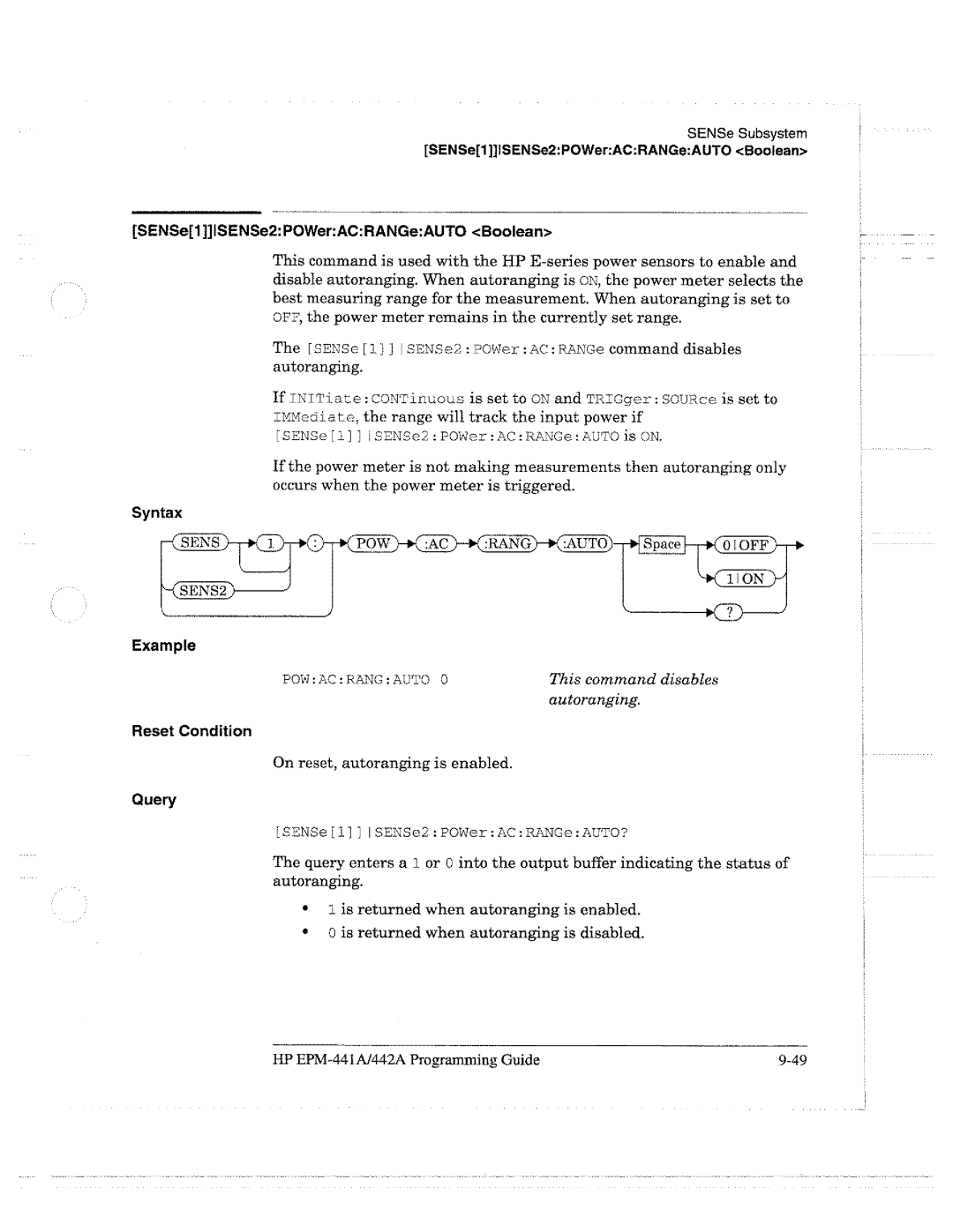 HP E4418A manual 