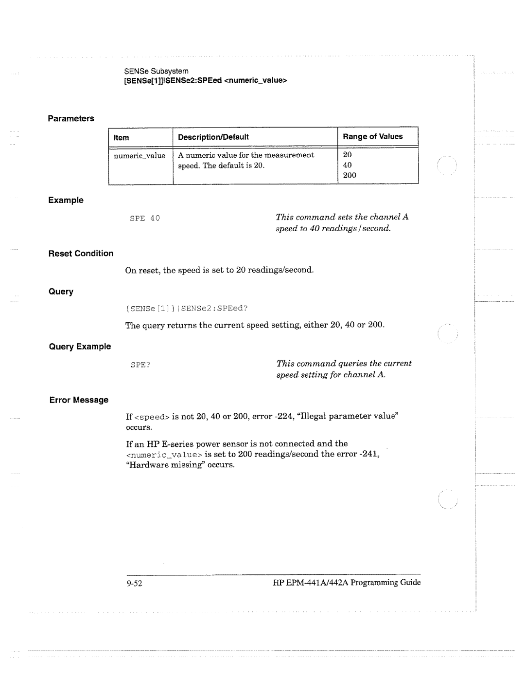 HP E4418A manual 