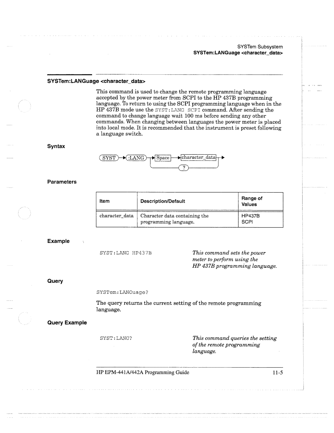 HP E4418A manual 