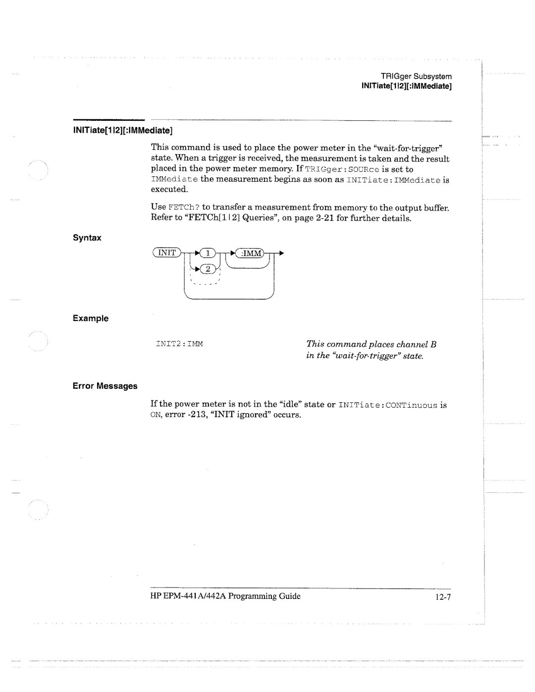 HP E4418A manual 