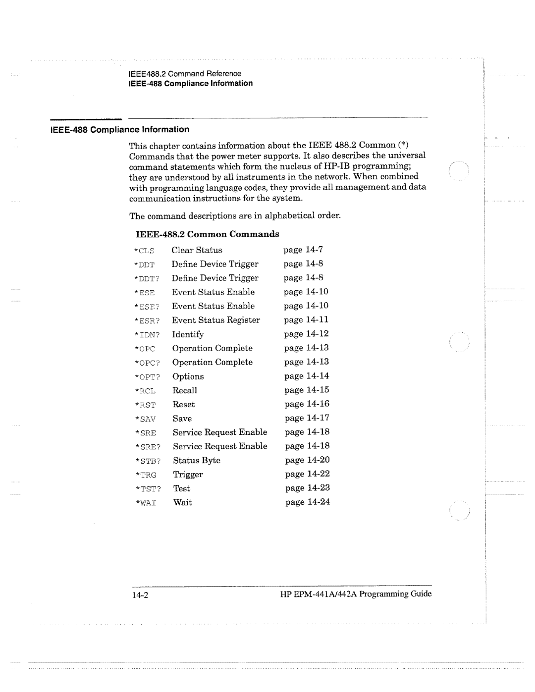 HP E4418A manual 