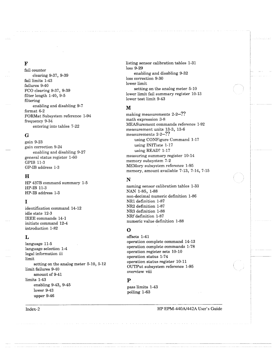 HP E4418A manual 