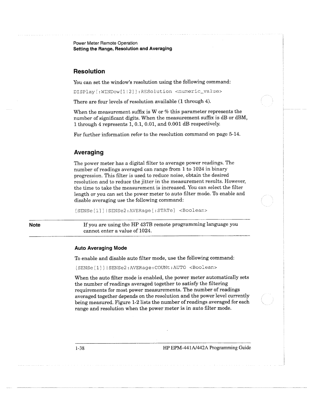 HP E4418A manual 