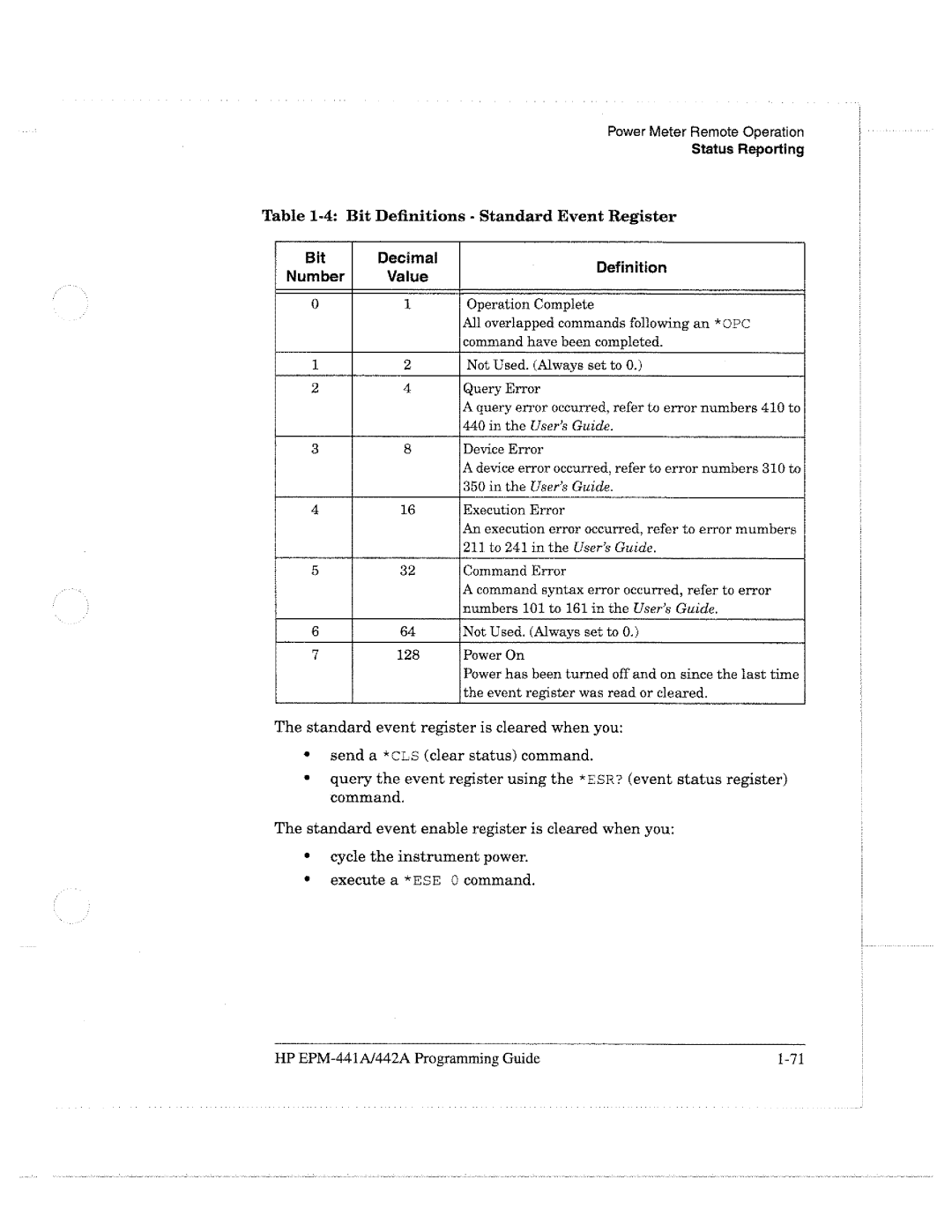 HP E4418A manual 