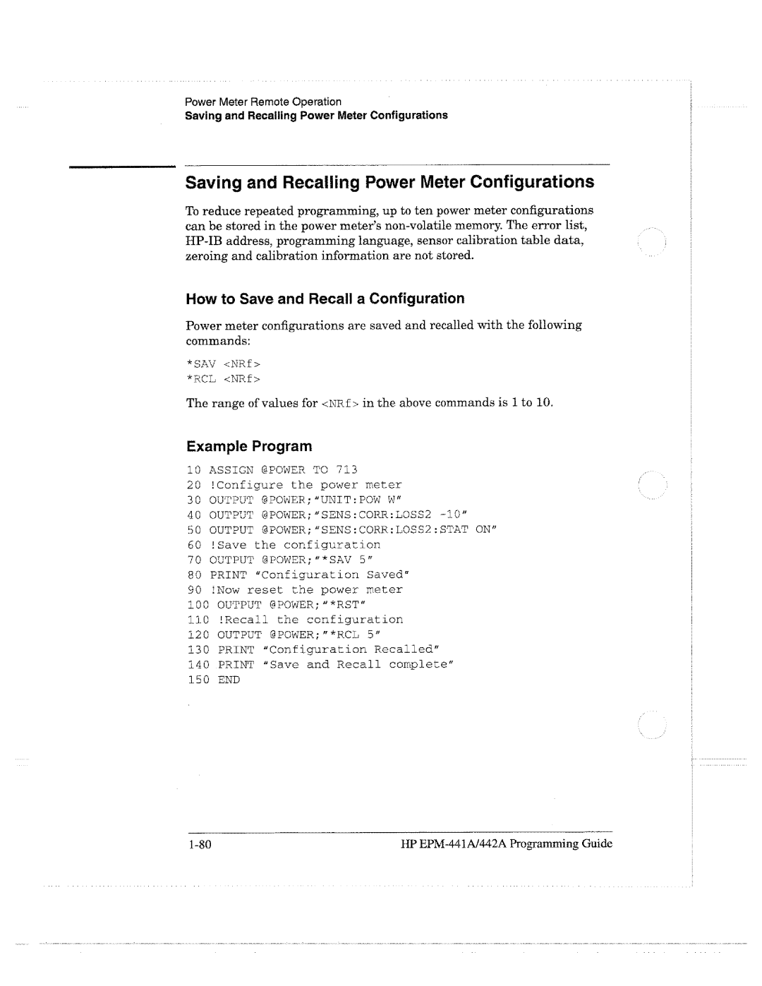 HP E4418A manual 