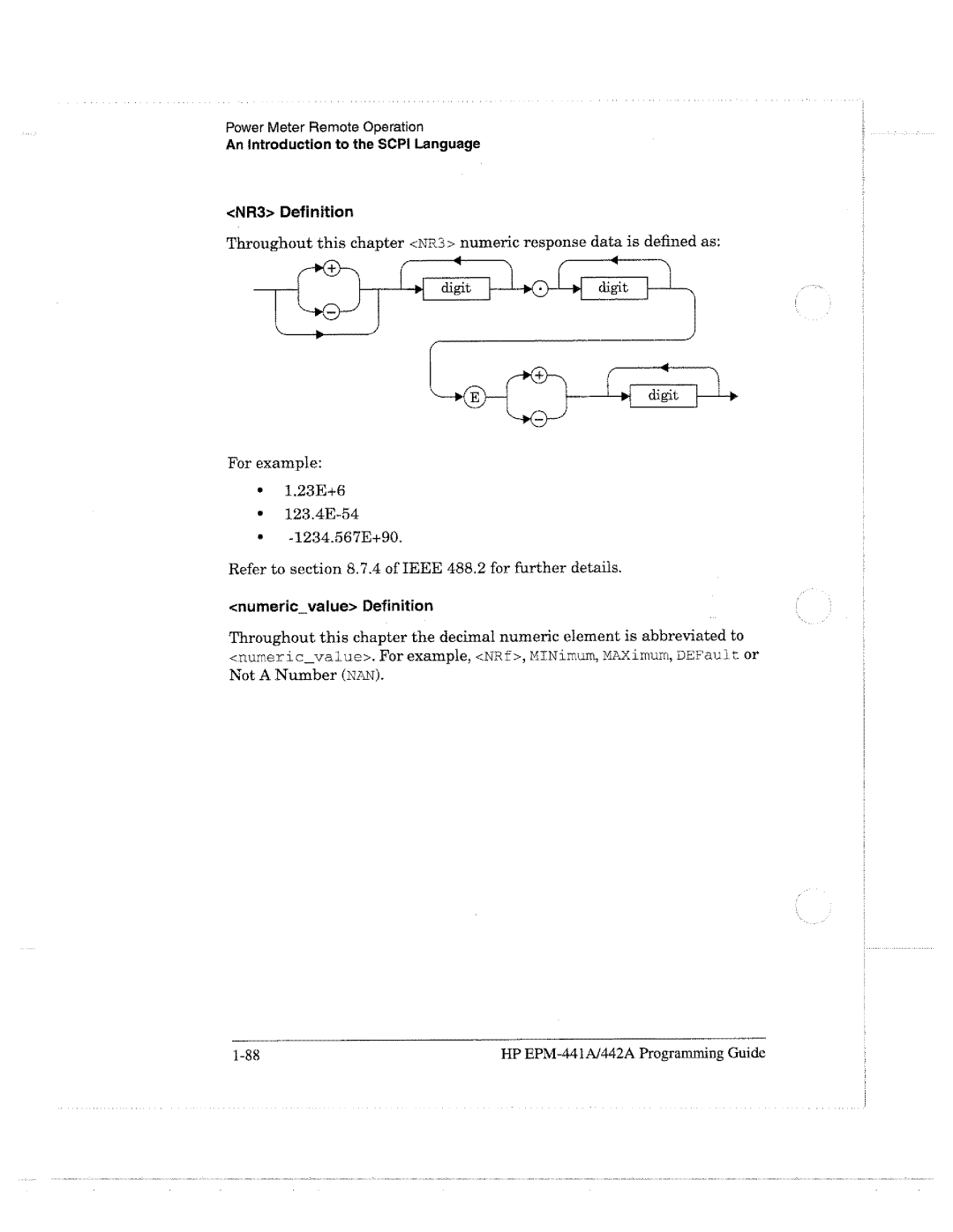 HP E4418A manual 