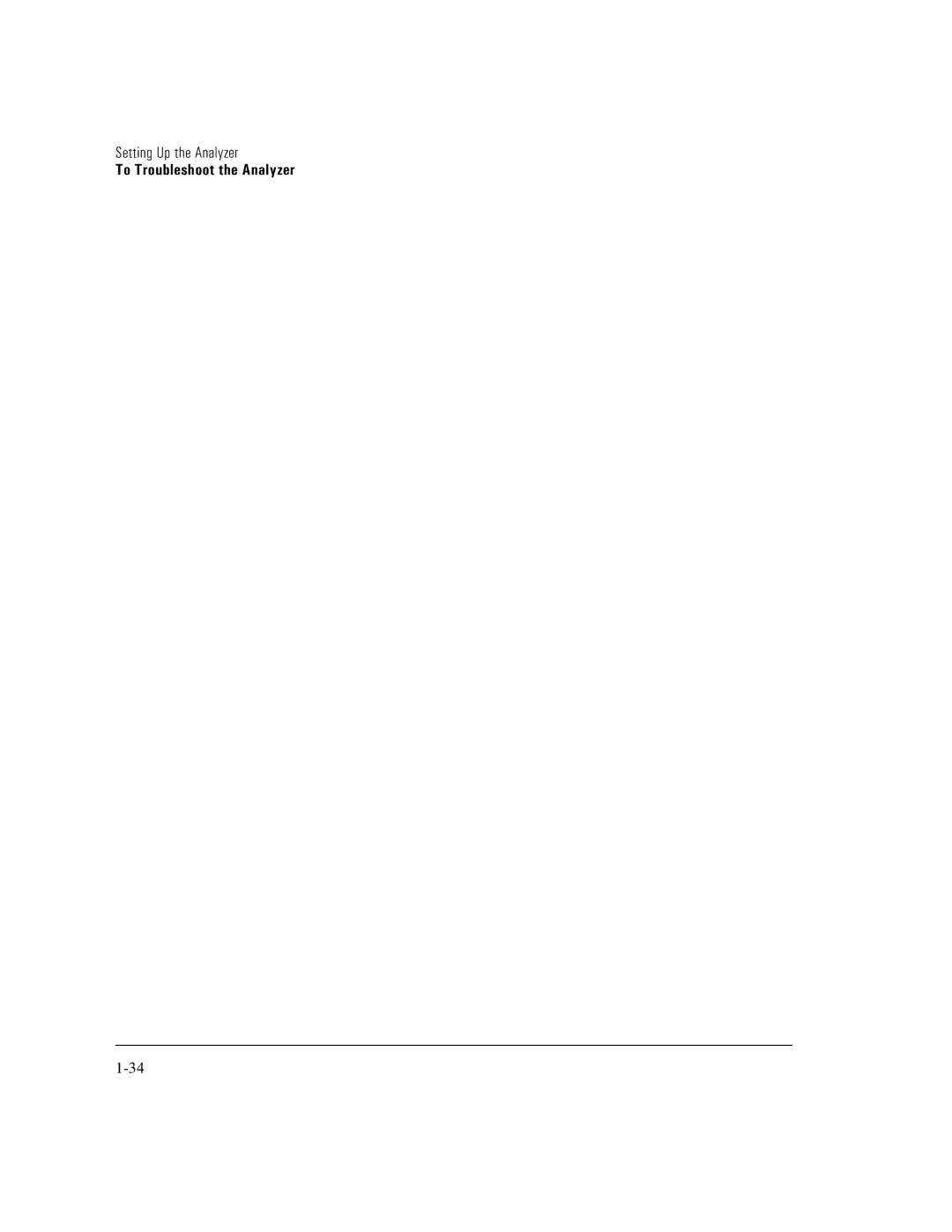 HP E5200A manual To Troubleshoot the Analyzer 