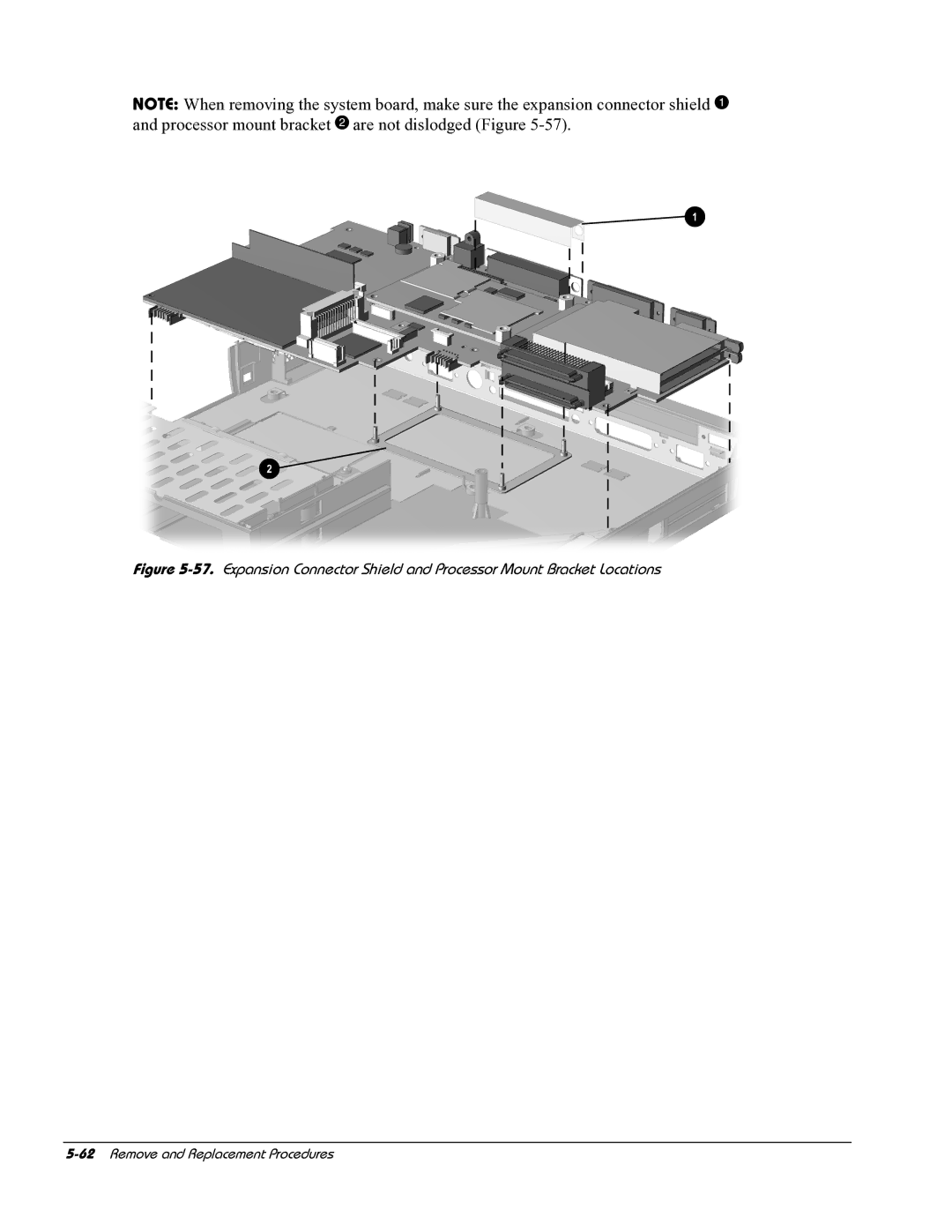 HP E700 manual 62Remove and Replacement Procedures 