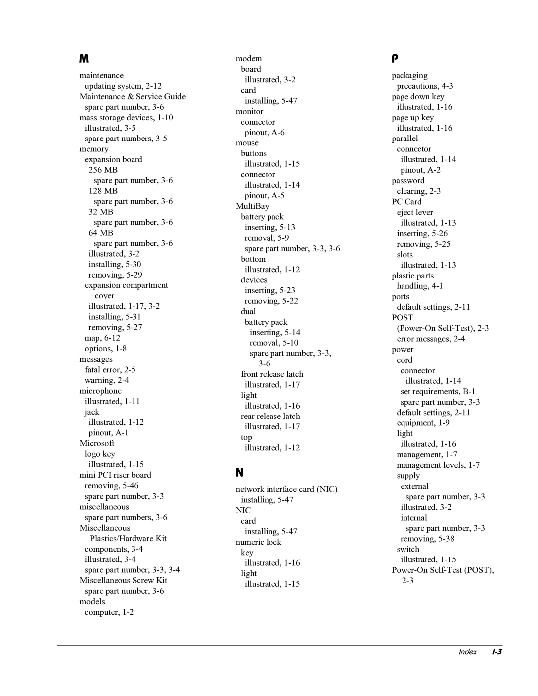 HP E700 manual Post 