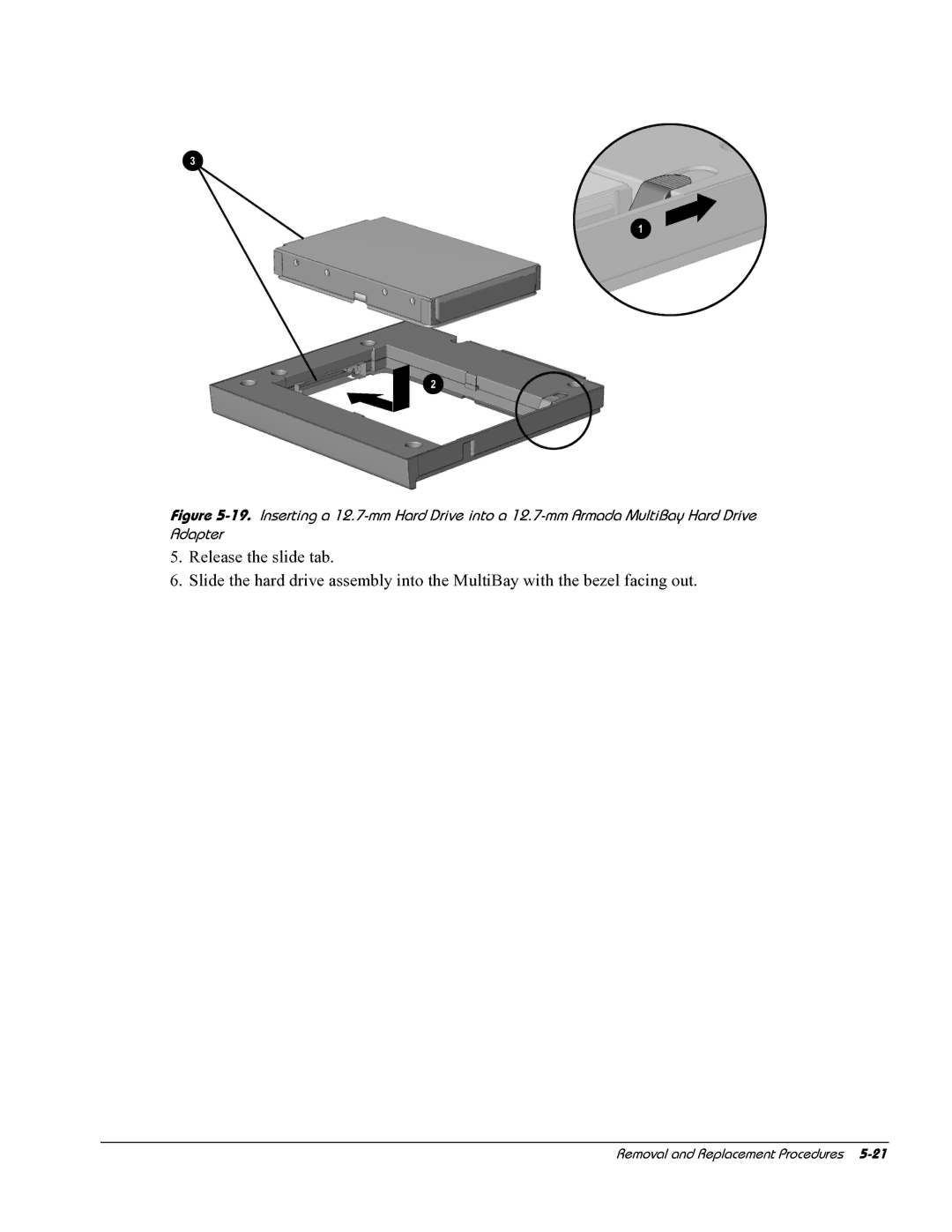 HP E700 manual Removal and Replacement Procedures 