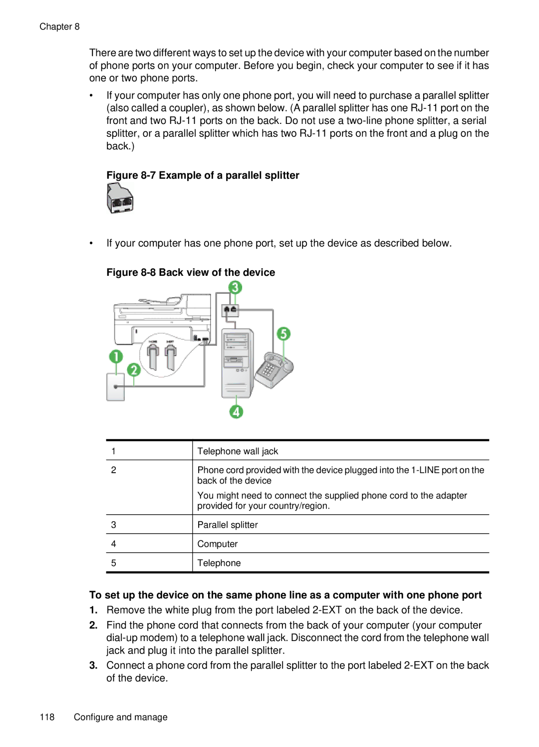 HP E709, 6500 manual Example of a parallel splitter 