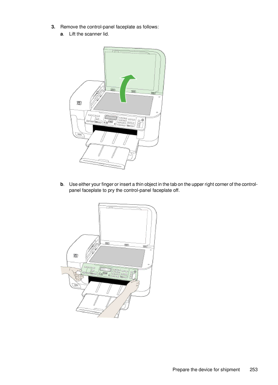 HP 6500, E709 manual 