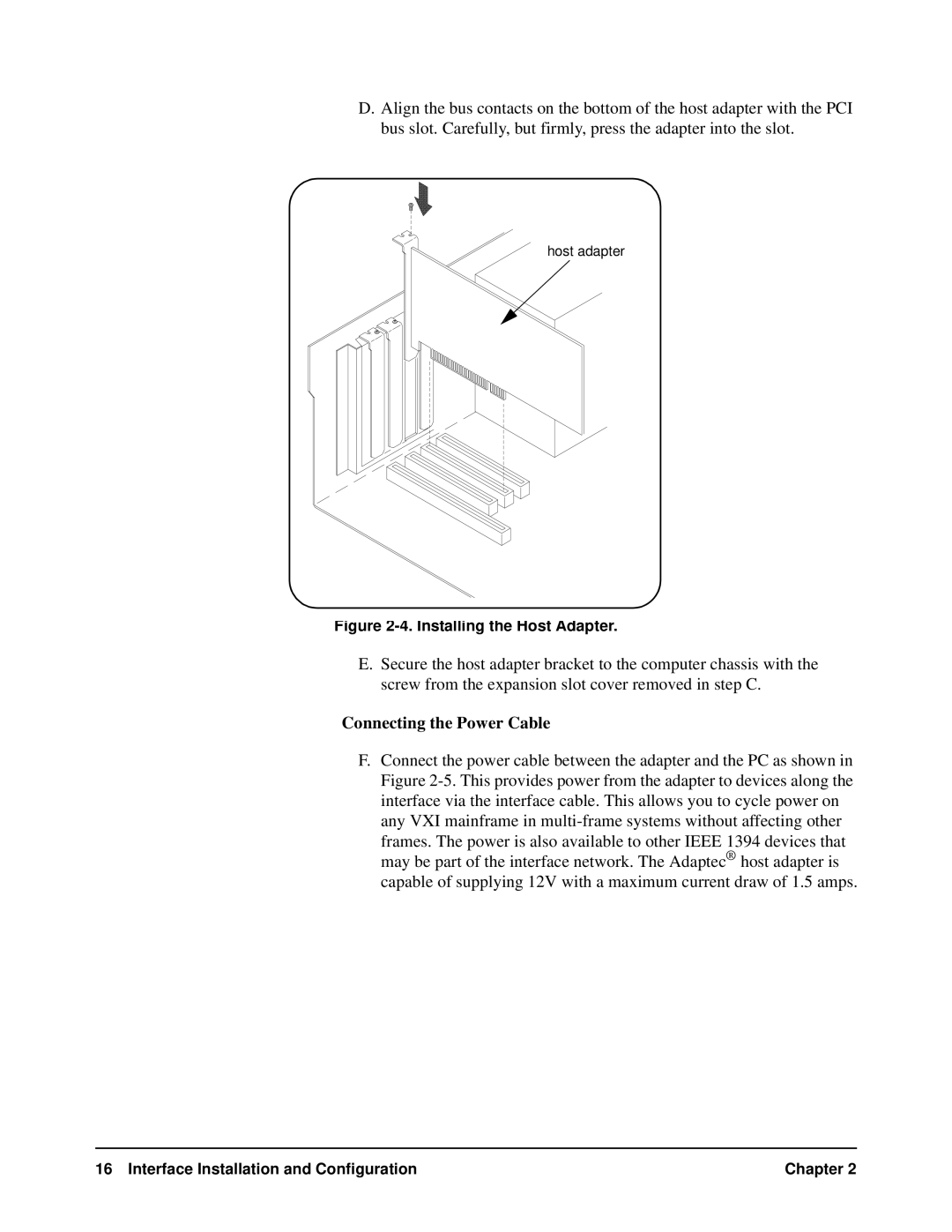 HP E8491A manual Connecting the Power Cable 