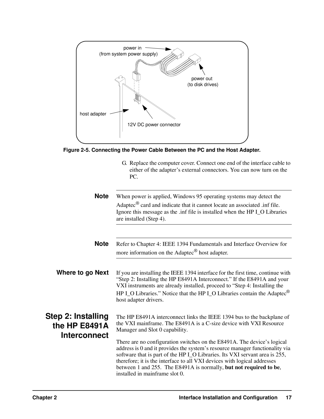 HP manual Installing HP E8491A Interconnect, Where to go Next 