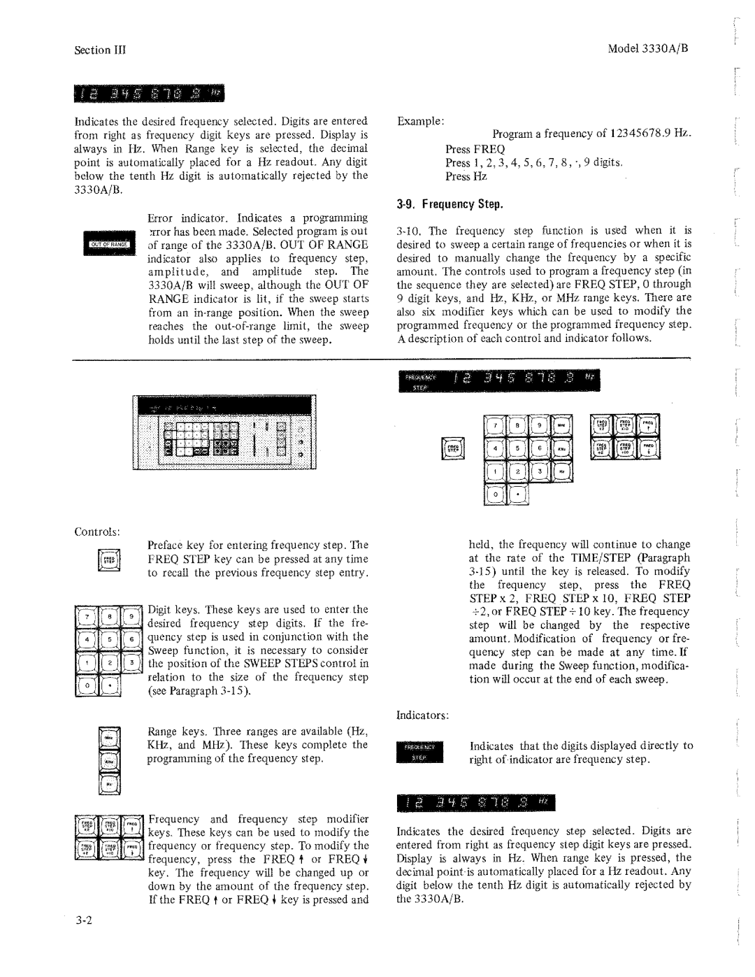 HP Electronic 3330A manual 