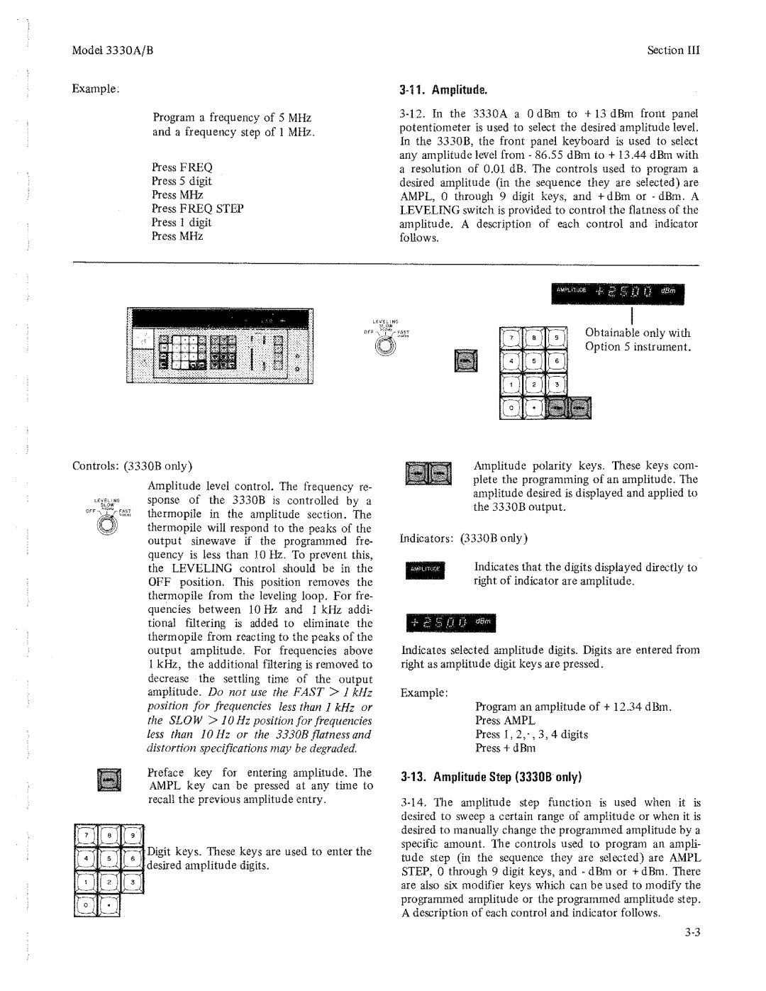 HP Electronic 3330A manual 