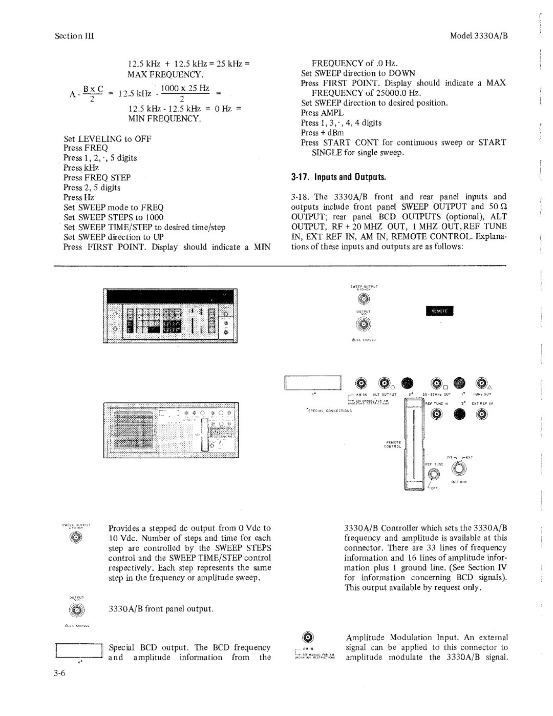 HP Electronic 3330A manual 