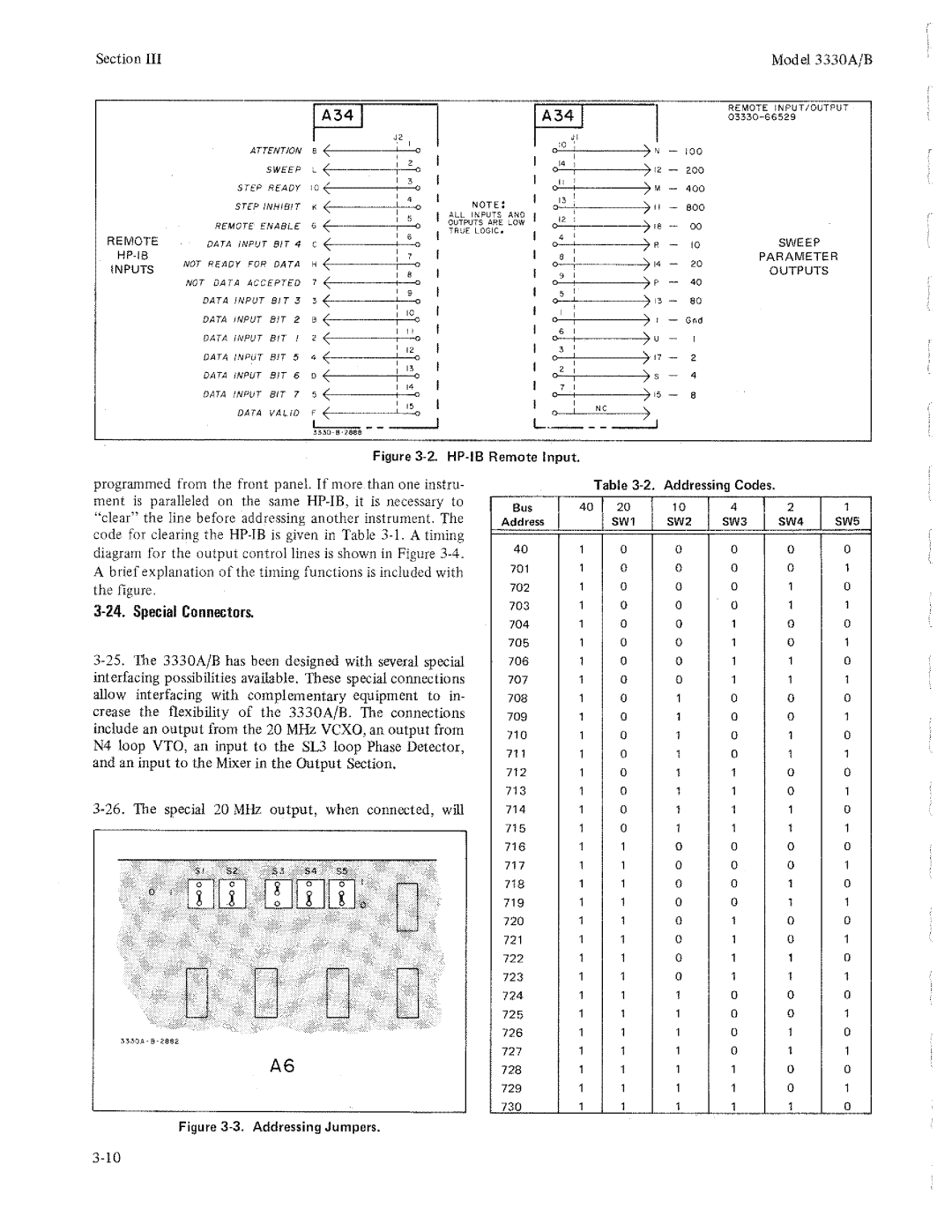 HP Electronic 3330A manual 