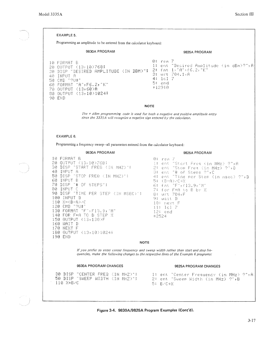 HP Electronic 3335A manual 