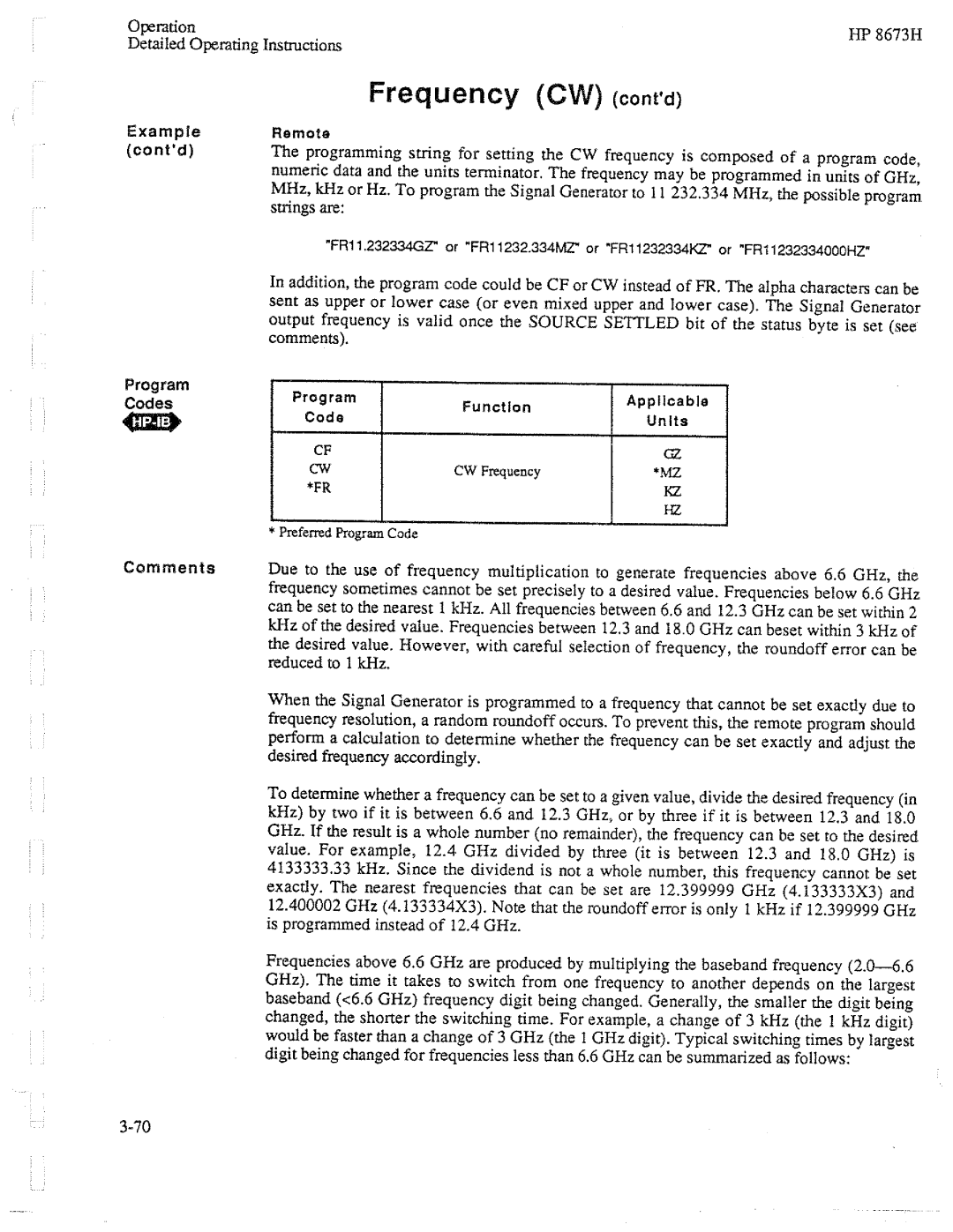 HP Electronic 8673H manual 