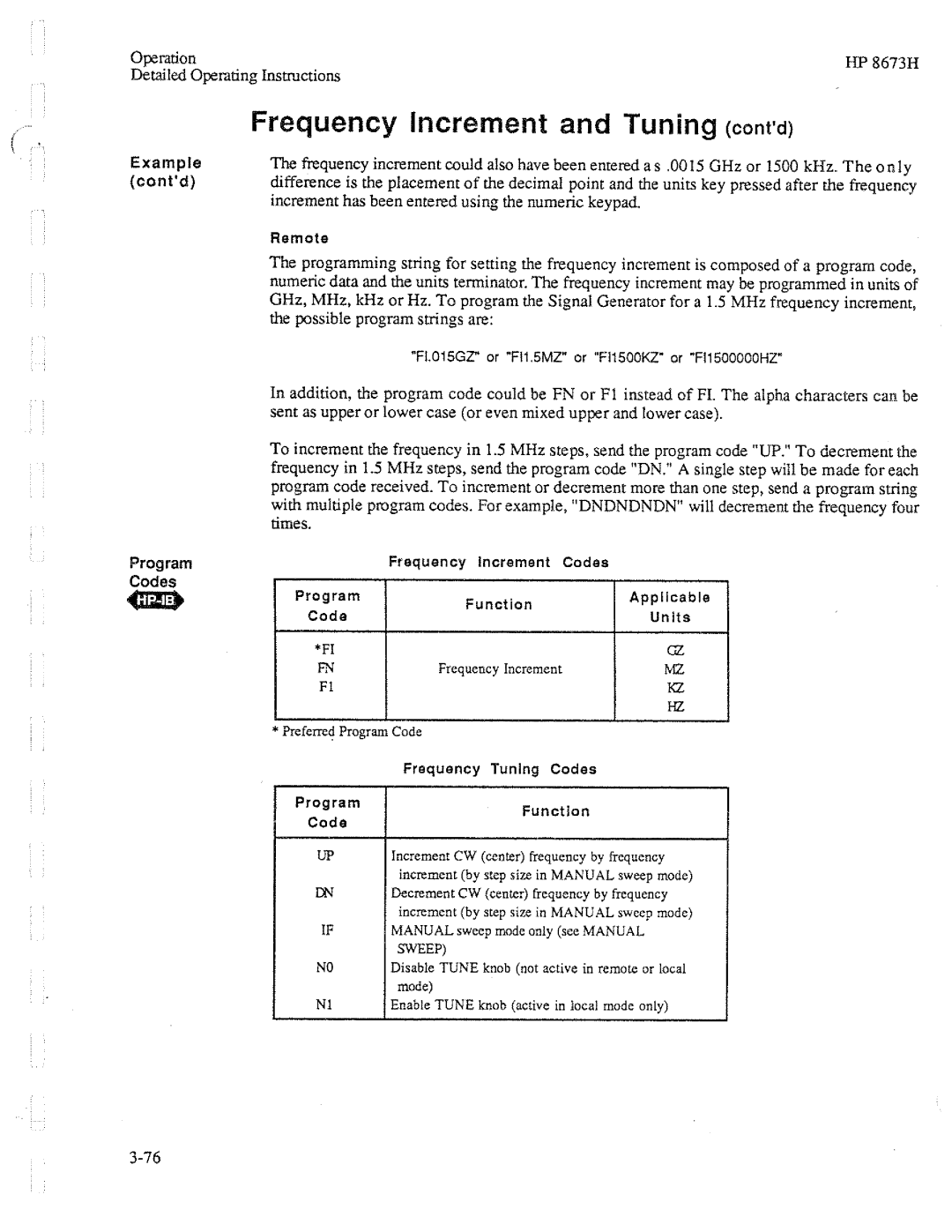 HP Electronic 8673H manual 