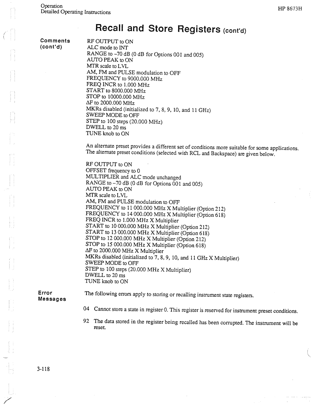 HP Electronic 8673H manual 